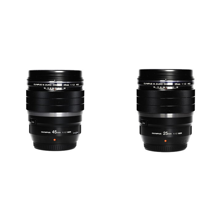レンタル - OLYMPUS ボケを極めるF1.2大口径単焦点シリーズセット 25mm