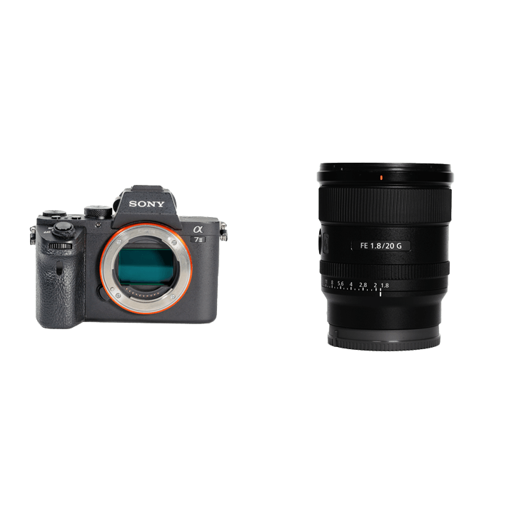 カメラ レンズ(単焦点) レンタル - SONY(ソニー)FE 20mm F1.8 G SEL20F18G | カメラと交換 