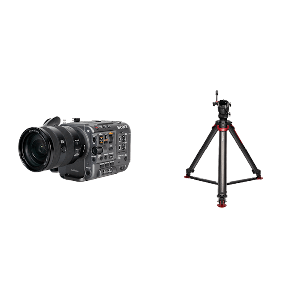 SONY シネマカメラ & 映像向け本格三脚セット Cinema Lineカメラ FX6 ILME-FX6VK (FE  24-105mmレンズ付属モデル) + System aktiv8T flowtech75 GS