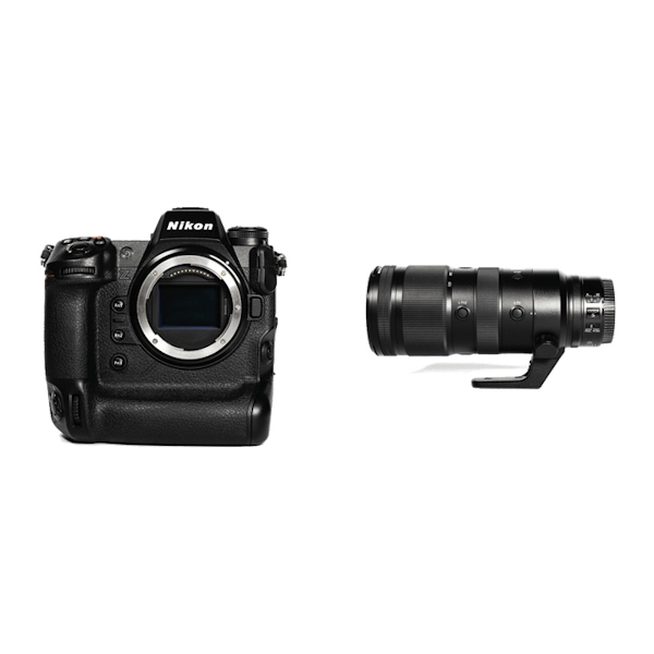 NIKON F カメラ本体と望遠レンズのセット-