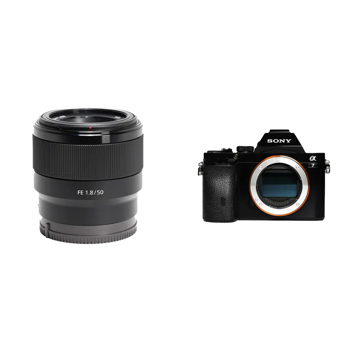 レンタル - SONY フルサイズ単焦点デビューセット α7 + FE 50mm F1.8