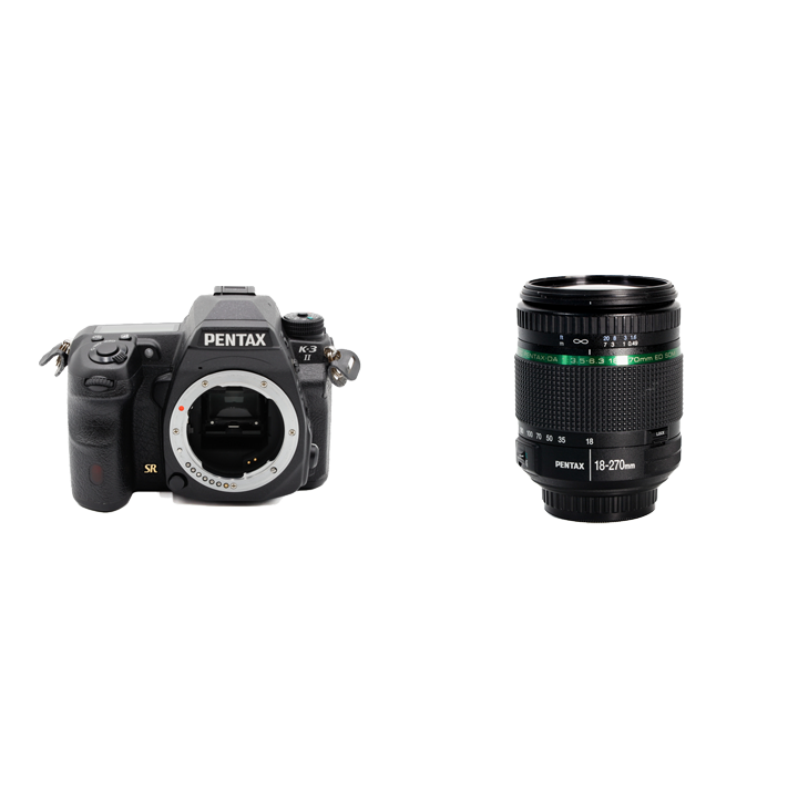 PENTAX 軽快一眼レフ & チャンスに強い高倍率ズームセット K-3 II + smc PENTAX-DA 18-270mmF3.5-6.3ED SDM
