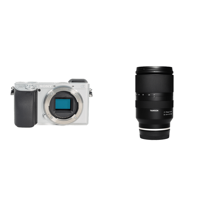 SONY お手軽ミラーレス & TAMRON 大口径標準ズームセット α6400 ボディ[シルバー] + 17-70mm F/2.8 Di III-A  VC RXD