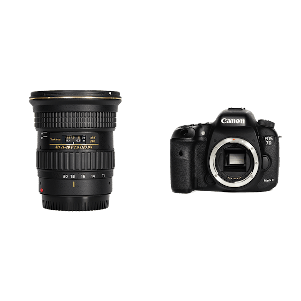 レンタル - Canon 超広角で魅せる風景＆星空撮影セット EOS 7D Mark II
