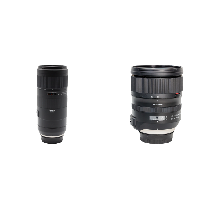 レンタル - TAMRON SPシリーズ便利ズームレンズセット 24-70mm F2.8 +