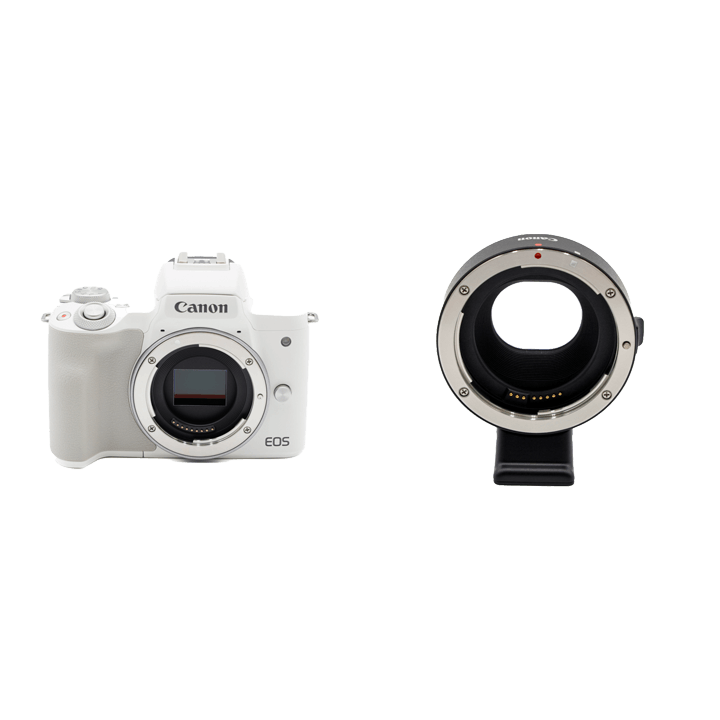 レンタル - Canon(キヤノン)EOS Kiss M2 ボディ [ホワイト] | カメラと 