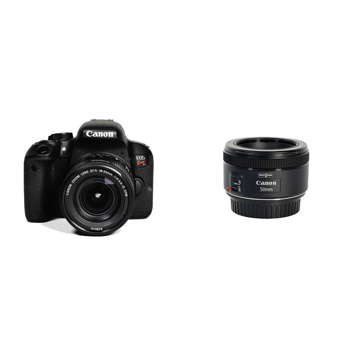 レンタル - Canon お手軽一眼レフ & レンズ2本セット EOS Kiss X10 + 