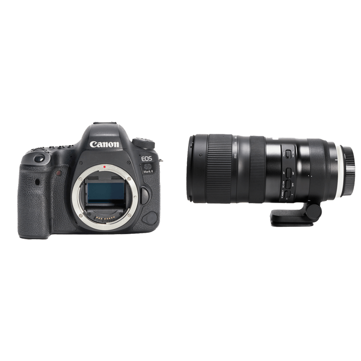 Canon 軽快フルサイズ一眼レフ＆ TAMRON望遠ズームセット　EOS 6D Mark II + SP 70-200mm F2.8 G2