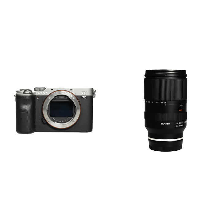 SONY α7C [シルバー] TAMRON高倍率ズームレンズセット α7C ILCE-7C [シルバー] + 28-200mm F/2.8-5.6  Di III RXD