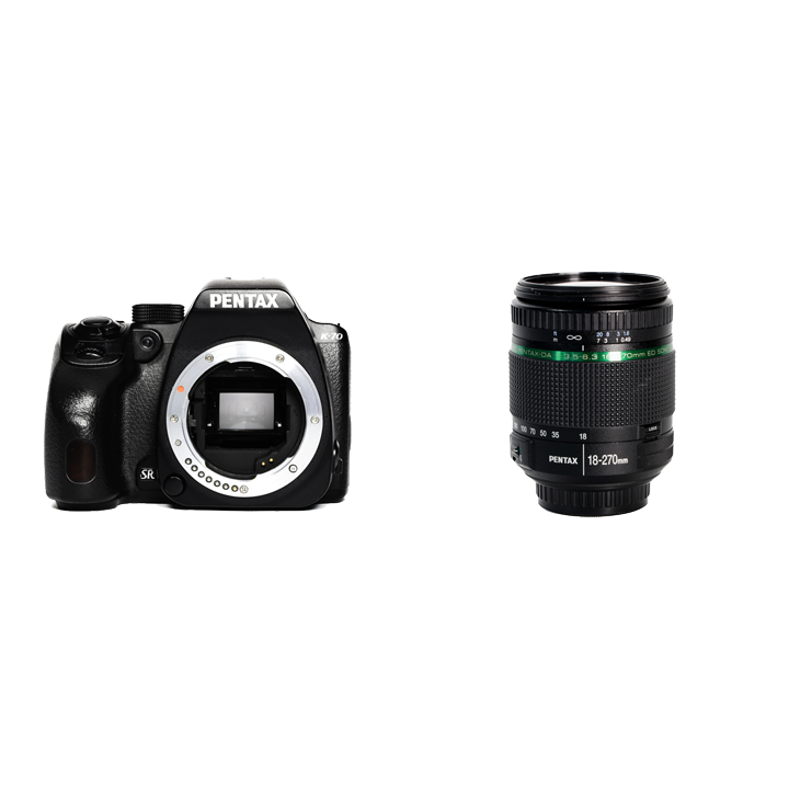 レンタル - PENTAX チャンスに強い高倍率ズームレンズセット K-70 + DA 18-270mmF3.5-6.3 | カメラと交換レンズ のレンタルならGOOPASS（グーパス）【公式】