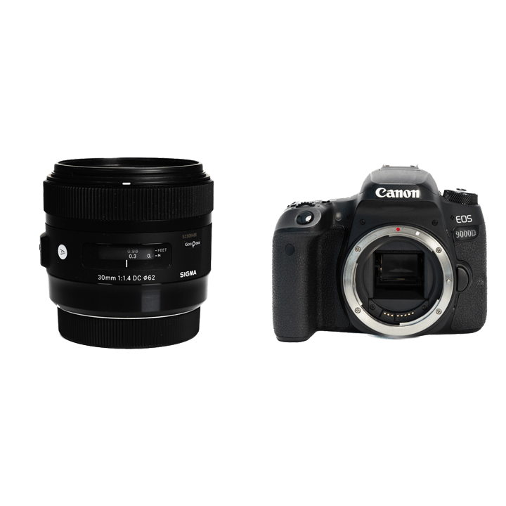 保証付き/Canon EOS 軽い 9000D 標準＆望遠＆単焦点トリプルレンズセット