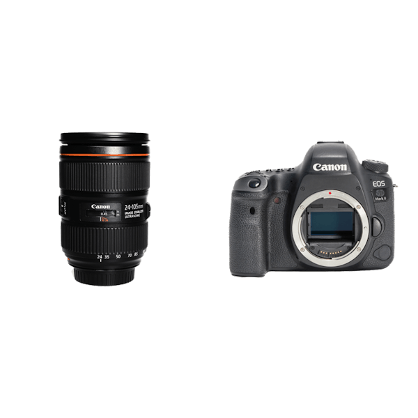 レンタル - Canon 軽快フルサイズ一眼レフ＆万能ズームセット EOS 6D