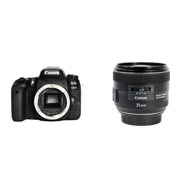 レンタル - Canon お手軽一眼レフ & コンパクトな標準単焦点セット EOS