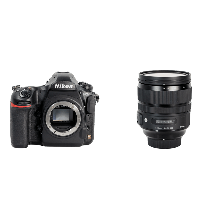 Nikon 高画素一眼レフ & SIGMA大口径標準ズームセット D850 + 24-70mm F2.8 DG OS HSM [ニコン用]
