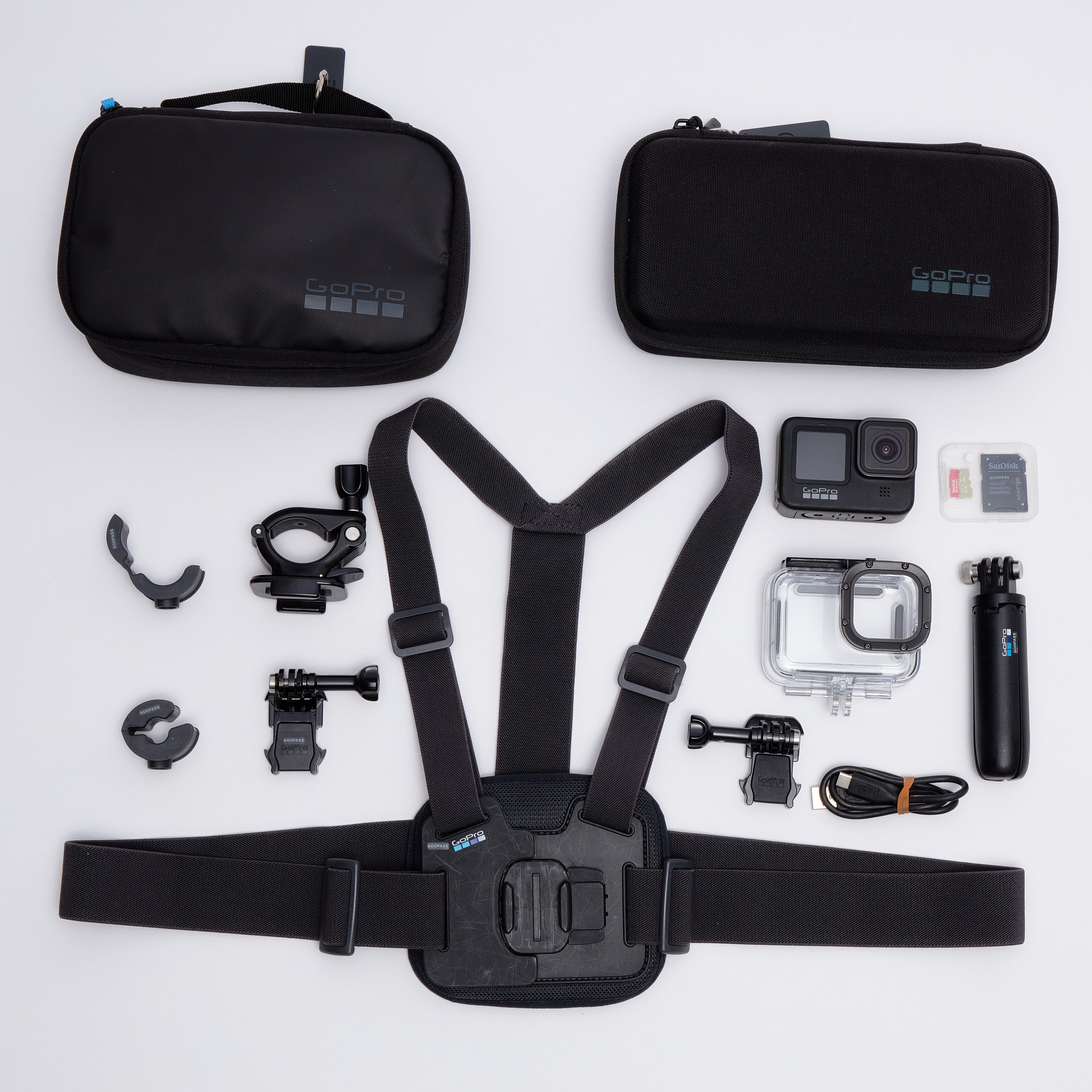 バッテリ2個 GoPro HERO9 Black ウェアラブルカメラ CHDHX-901-FW Aセット