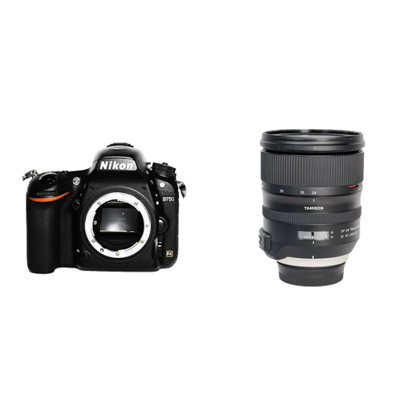 Nikon 軽快フルサイズ一眼レフ＆TAMRON大口径標準ズームセット　D750 + SP 24-70mm F/2.8 Di VC USD G2