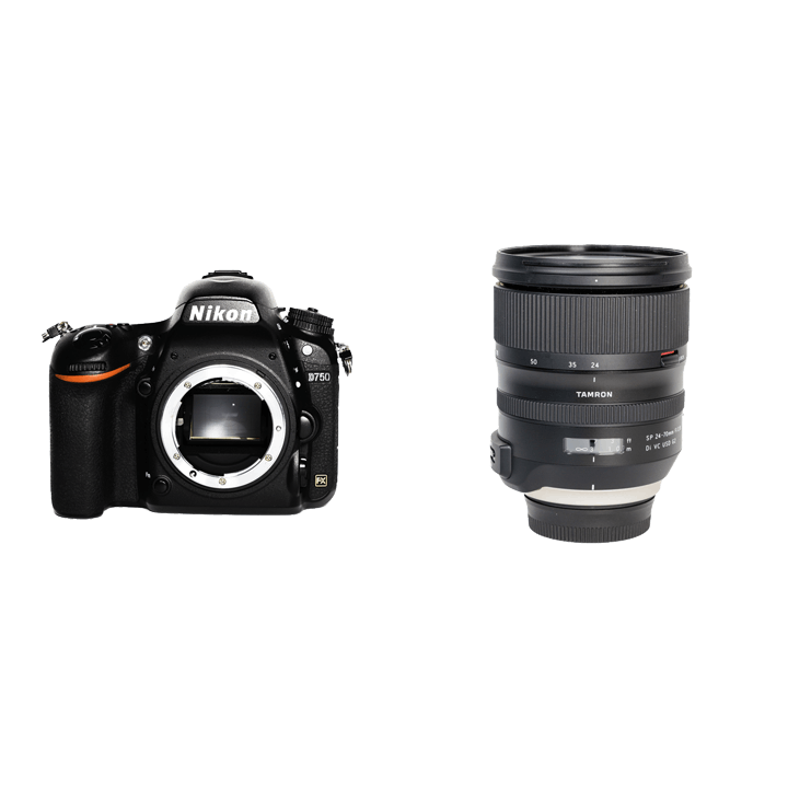レンタル Nikon 軽快フルサイズ一眼レフ＆TAMRON大口径標準ズームセット D750 SP 24-70mm F/2.8 Di VC USD  G2 カメラと交換レンズのレンタルならGOOPASS（グーパス）【公式】