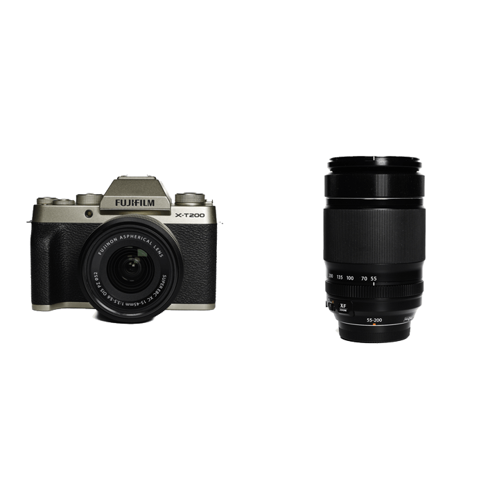 暖色系 FUJIFILM X-T200 レンズキット シャンパンゴールド | www