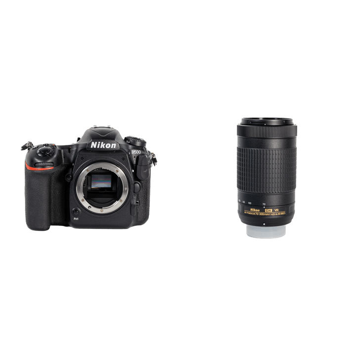 Nikon 高速連写一眼レフ＆スポーツ向け望遠ズームセット　D500 + AF-P DX NIKKOR 70-300mm