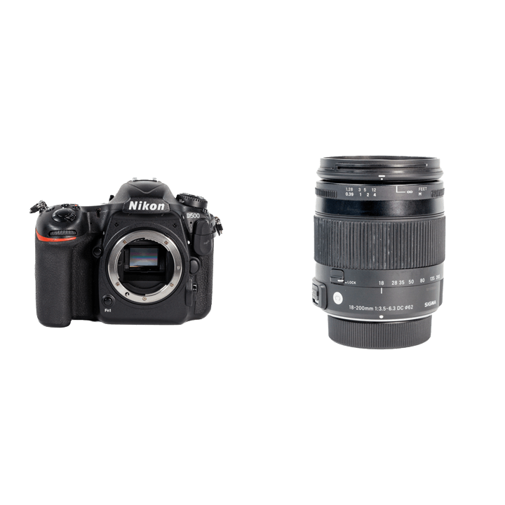 Nikon 高速連写一眼レフ＆軽量高倍率ズームセット　D500 + 18-200mm F3.5-6.3 DC