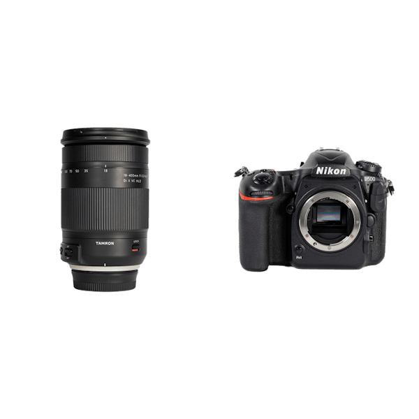 レンタル - Nikon 高速連写一眼レフ＆高倍率ズームセット D500 + 18 