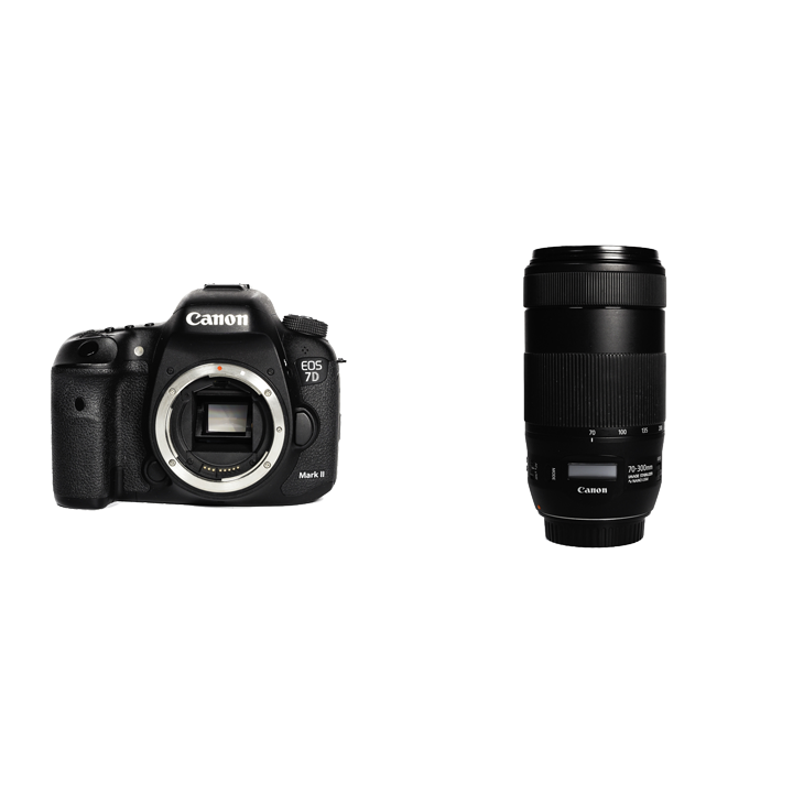 レンタル - Canon 高速連写一眼レフ＆軽量望遠ズームセット EOS 7D 