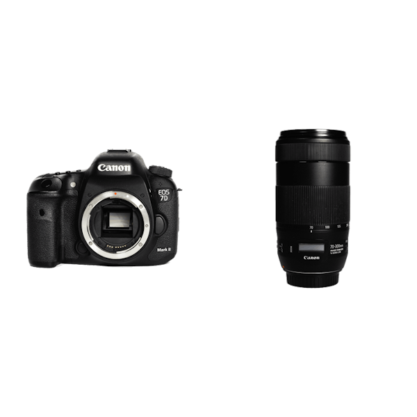 レンタル - Canon 高速連写一眼レフ＆軽量望遠ズームセット EOS 7D