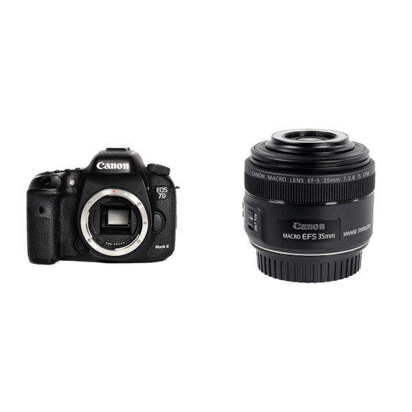 レンタル - Canon 高速連写一眼レフ＆マクロレンズセット EOS 7D Mark