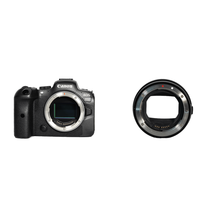 Canon - CANON EOS R6 + コントロールリングアダプター付 レンタル - Canon EOS R6 コントロールリング付きマウント