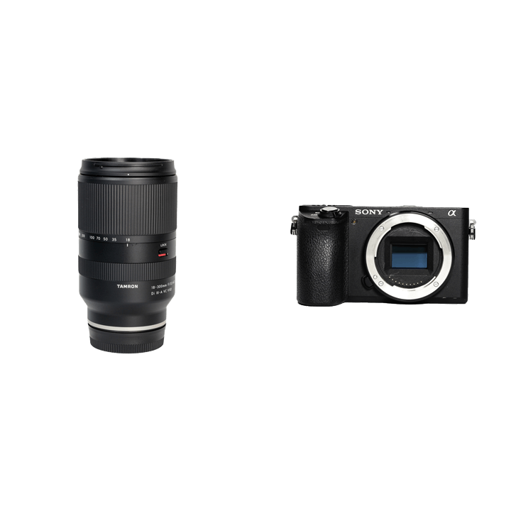 レンタル - SONY 手ブレ補正対応ミラーレス&TAMRON高倍率ズームセット α6500 ボディ + 18-300mm F/3.5-6.3 Di  III-A VC VXD | カメラと交換レンズのレンタルならGOOPASS（グーパス）【公式】