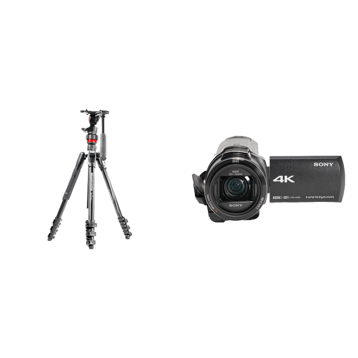 レンタル - 本格ビデオカメラ＆三脚セット SONY FDR-AX45 (B