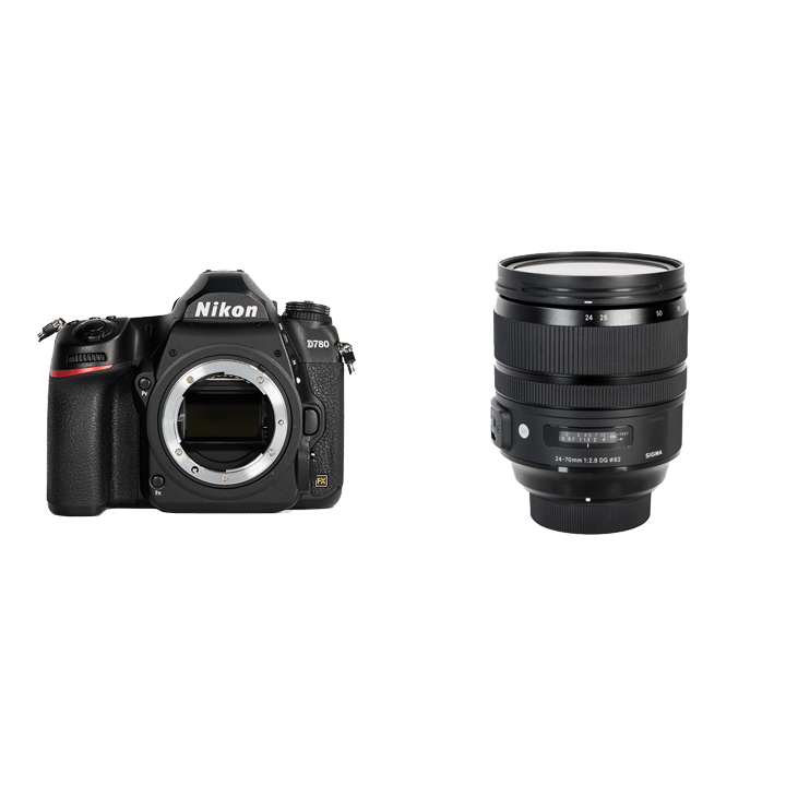 Nikon 最新フルサイズ一眼レフ＆シャープな描写の標準ズームレンズセット D780 + 24-70mm F2.8 DG OS HSM [ニコン用]