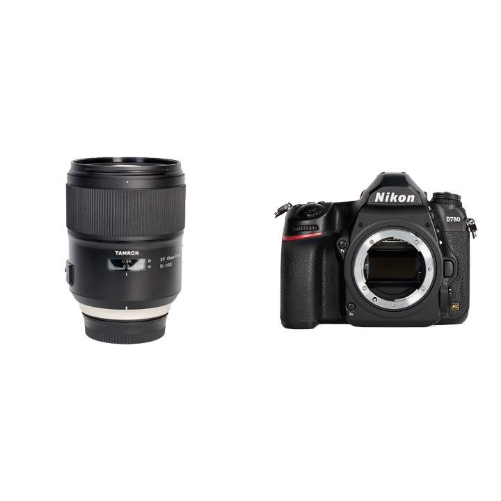 Nikon 最新フルサイズ一眼レフ＆ボケ堪能単焦点レンズセット D780 + SP 35mm F/1.4 Di USD[ニコン用]
