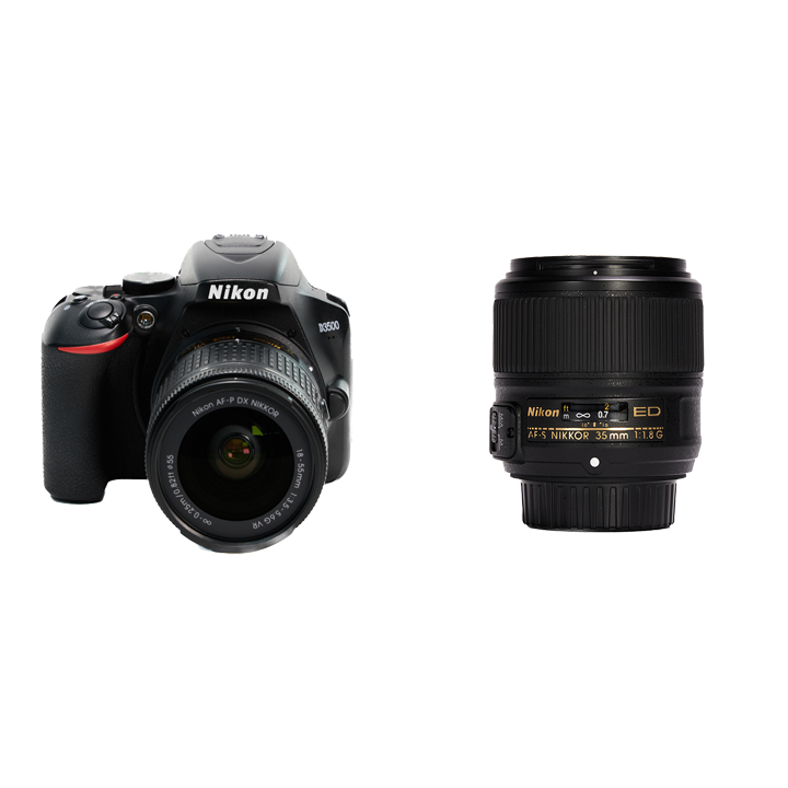 レンタル - Nikon ズーム＆単焦点お出かけ一眼レフセット D3500 18-55