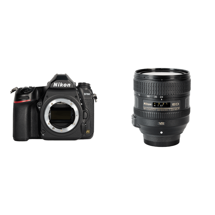レンタル - Nikon 万能フルサイズ一眼レフ＆軽量標準ズームセット D780