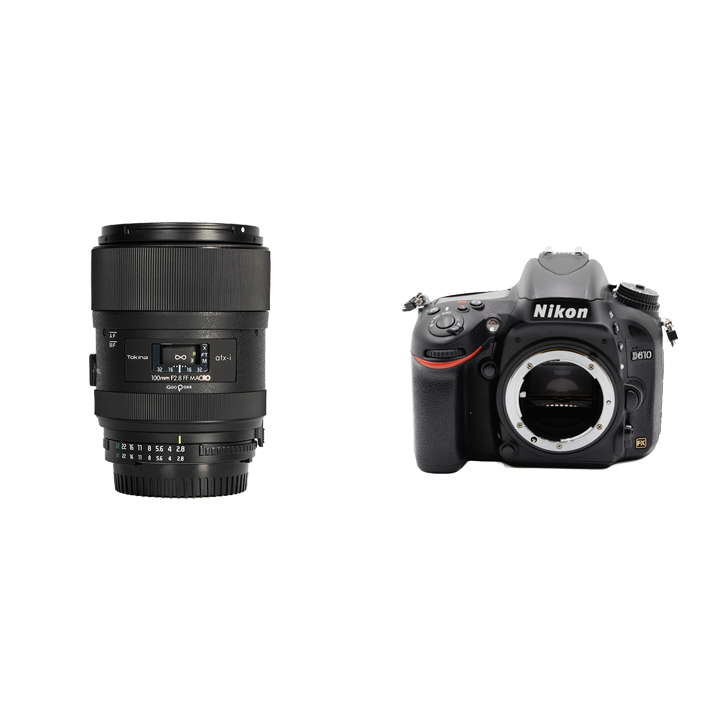 Nikon フルサイズ＆マクロレンズセット D610 + atx-i 100mm F2.8 FF MACRO