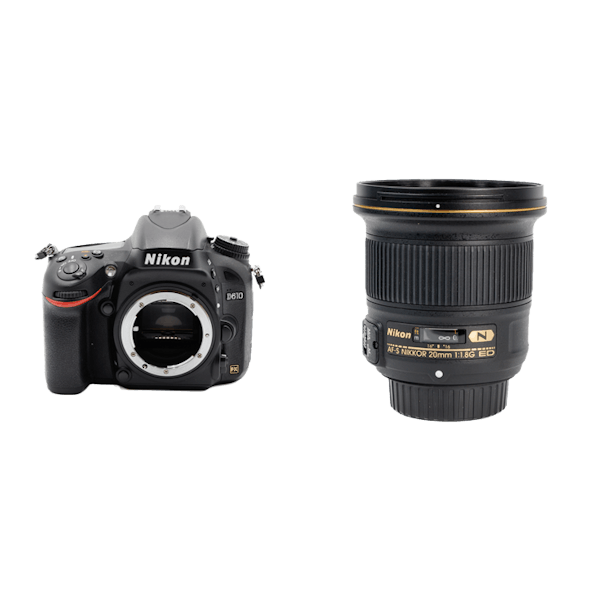 レンタル - Nikon フルサイズ＆広角単焦点レンズセット D610 + 20mm f ...