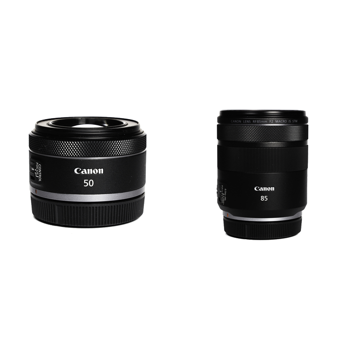 レンタル - Canon ポートレート入門単焦点レンズセット 50mm F1.8 + ...