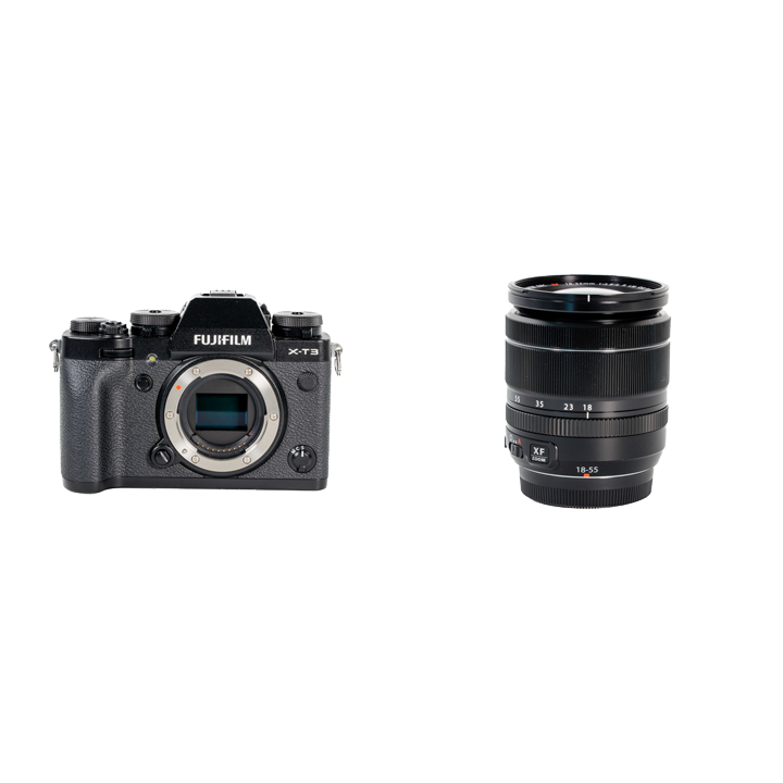 FUJIFILM 万能ミラーレス＆コンパクトな標準ズームセット X-T3 ボディ [ブラック] + XF18-55mmF2.8-4