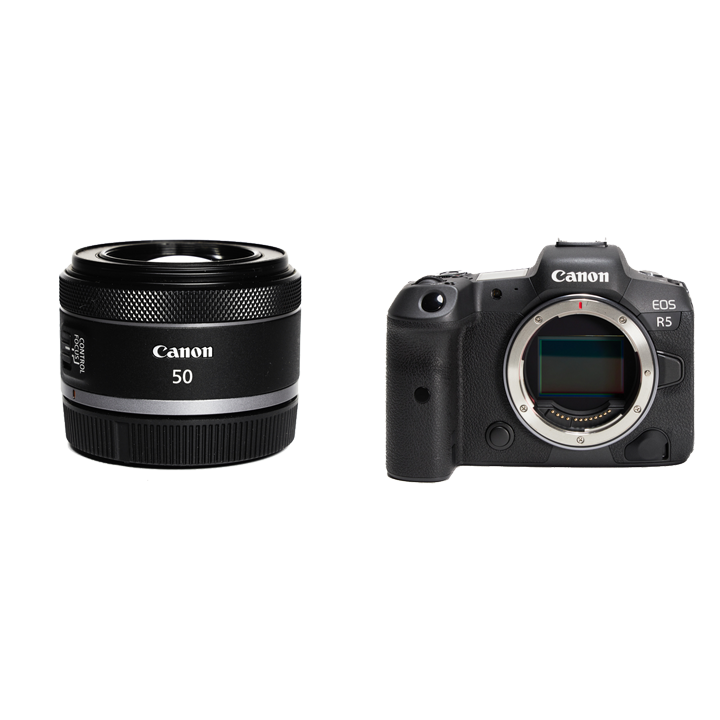 レンタル - Canon EOS R5 & 標準単焦点セット EOS R5 ボディ+ RF50mm