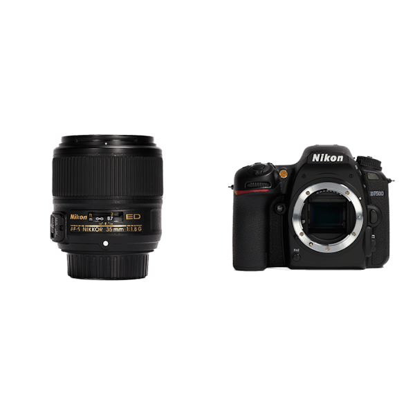D7500と単焦点レンズ35mm セット - デジタルカメラ