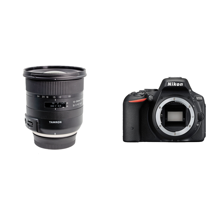 レンタル - Nikon 広角レンズu0026本格仕様一眼レフセット D5500 +10-24mm | カメラと交換レンズ のレンタルならGOOPASS（グーパス）【公式】