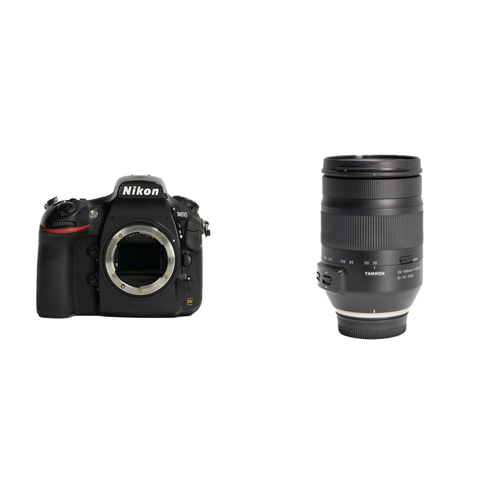 レンタル - Nikon 高画素フルサイズ一眼レフ u0026 ポートレートズームセット D810 + 35-150mm F/2.8-4 Di VC OSD  | カメラと交換レンズのレンタルならGOOPASS（グーパス）【公式】