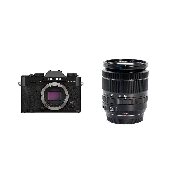 レンタル - FUJIFILM X-T30 III ボディ [ブラック] + XF18-55mmF2.8-4
