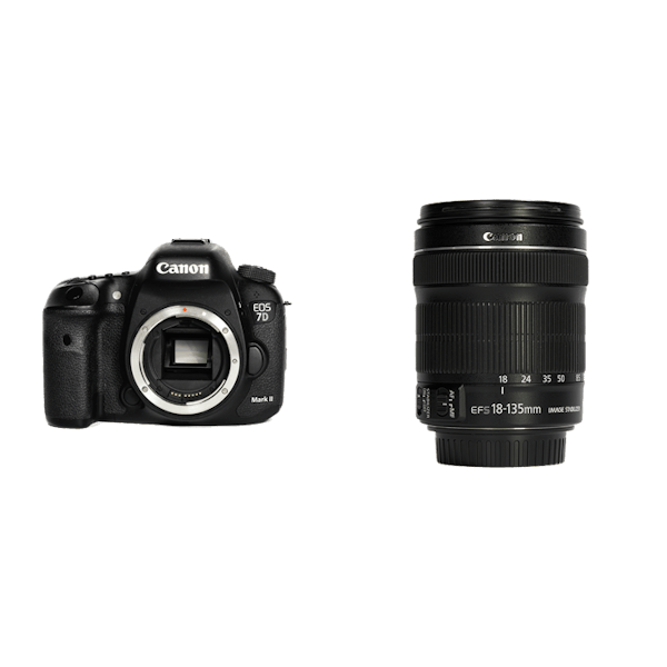 レンタル - Canon 高速連写一眼レフ＆便利ズームセット EOS 7D Mark II ...