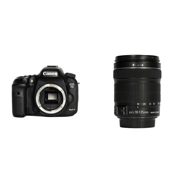 レンタル - Canon 高速連写一眼レフ＆便利ズームセット EOS 7D Mark II