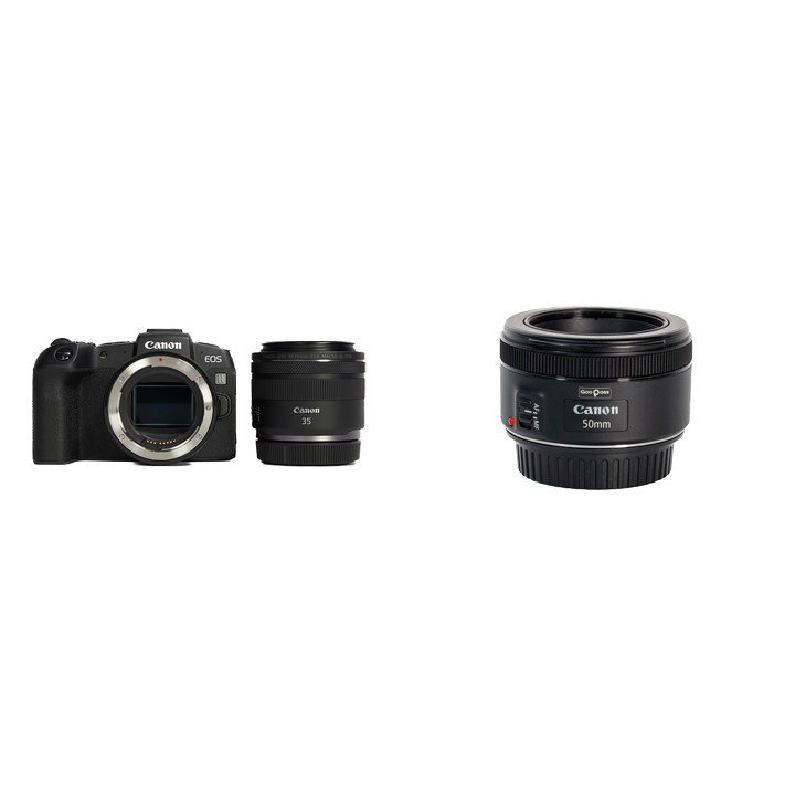 Canon EOS RP レンズ2本＆マウントアダプターセット EOS RP RF35 MACRO IS STM マウントアダプターキット +  EF50mm F1.8 STM