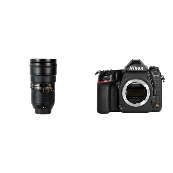 Nikon 万能フルサイズ一眼レフ＆純正大口径標準ズームセット　D780 + AF-S NIKKOR 24-70mm f/2.8E ED VR