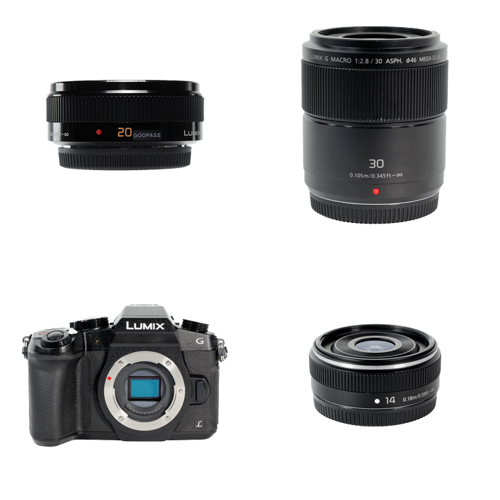 フィルターLUMIX DMC-G8 レンズ3本 フィルターほか多数 - デジタルカメラ