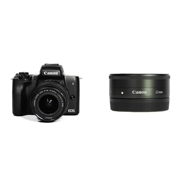 スマホ/家電/カメラEOS M EF-M 22mm セット　オールドレンズセット
